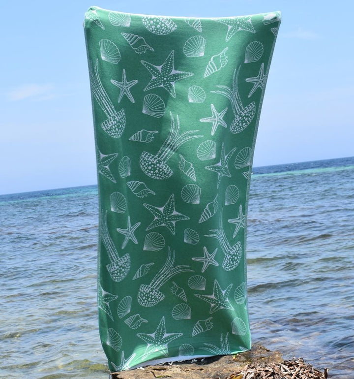 Fouta Fidji vert