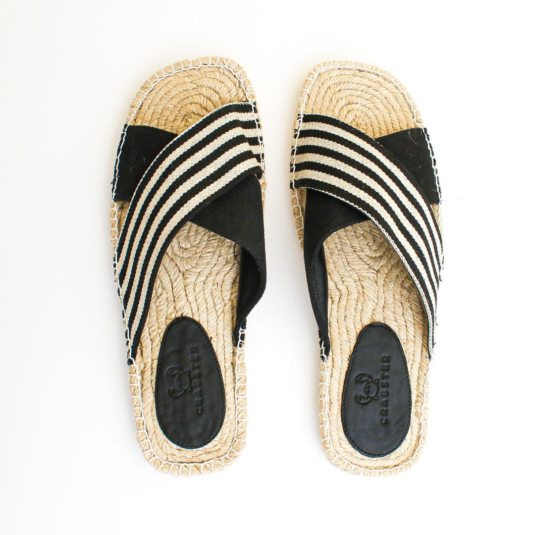 Mules Croisées Noires