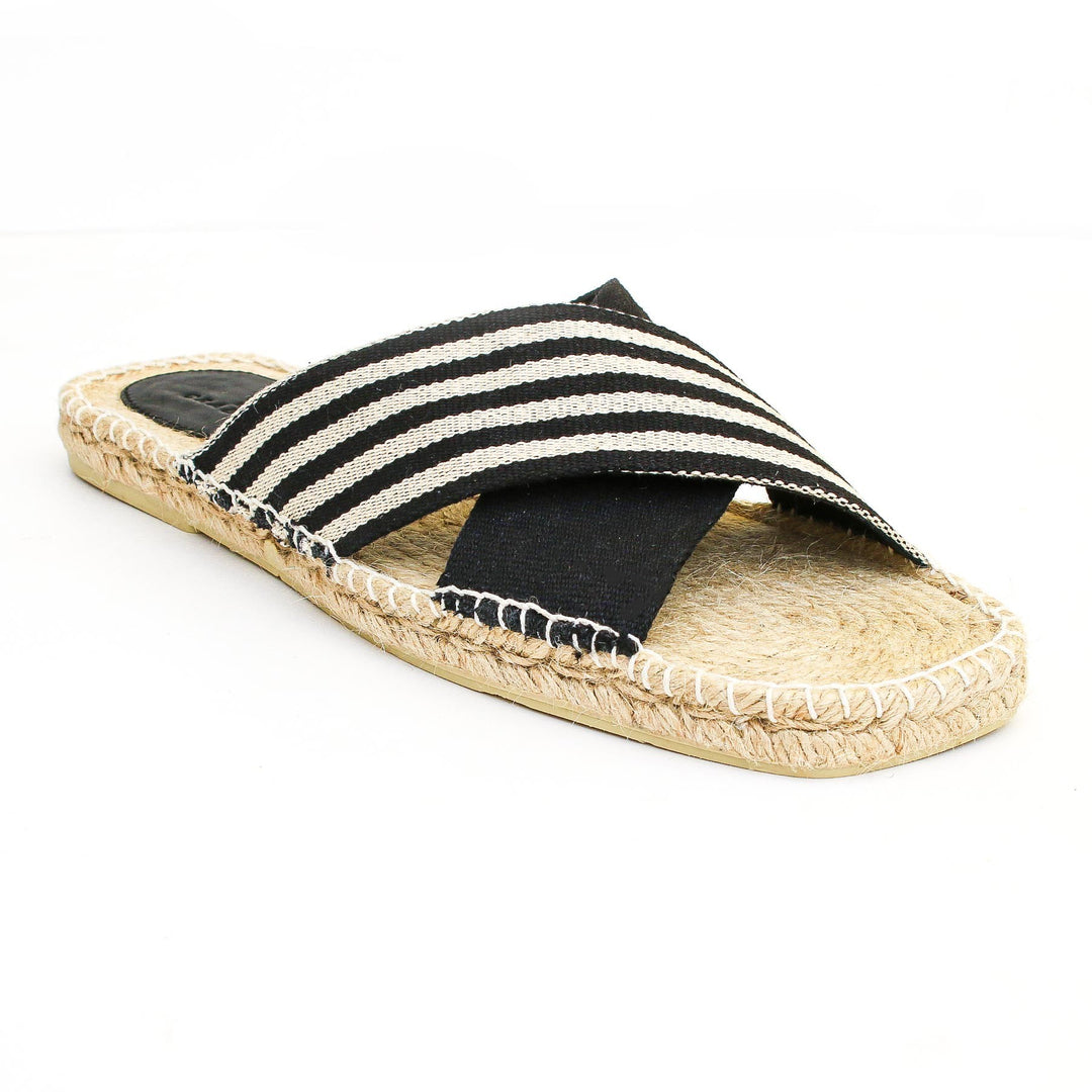 Mules Croisées Noires