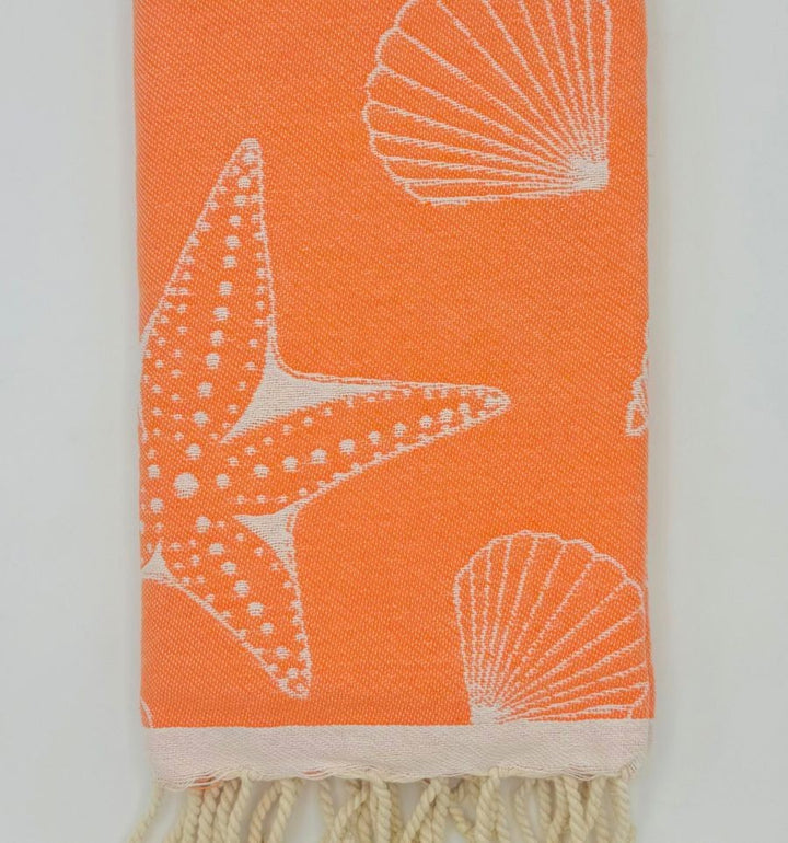 Fouta Fidji orange