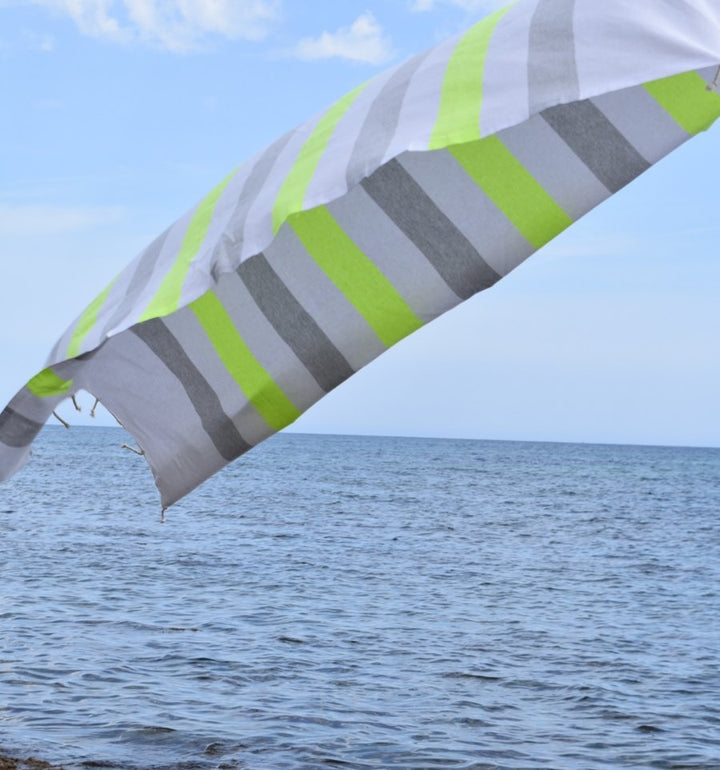 Fouta Monte Carlo gris clair