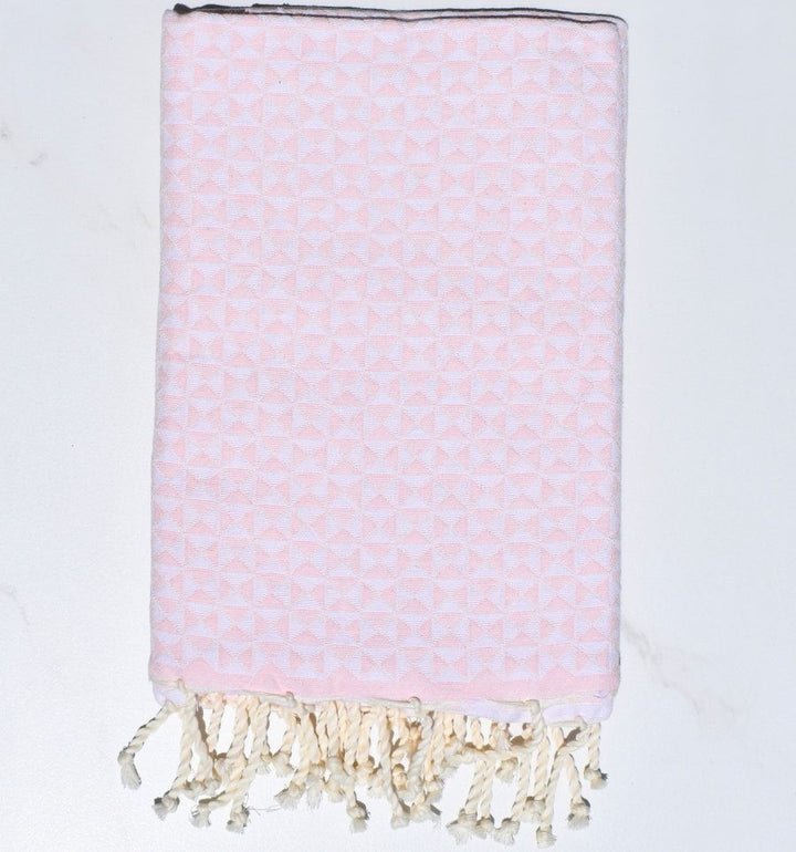 Jeté de canapé papillon rose bébé