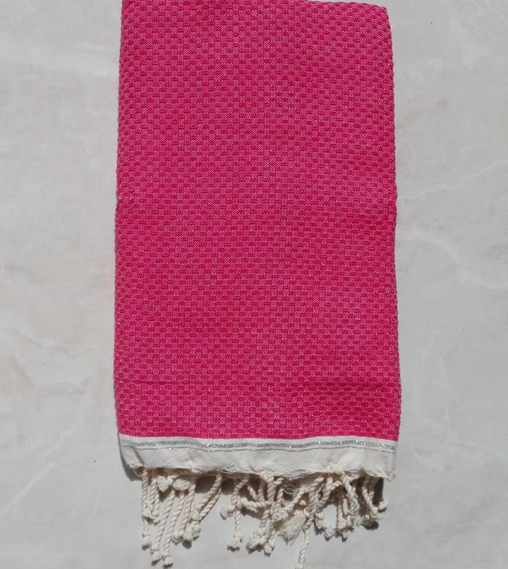 FOUTA Lurex nid d'abeille 3 couleurs 