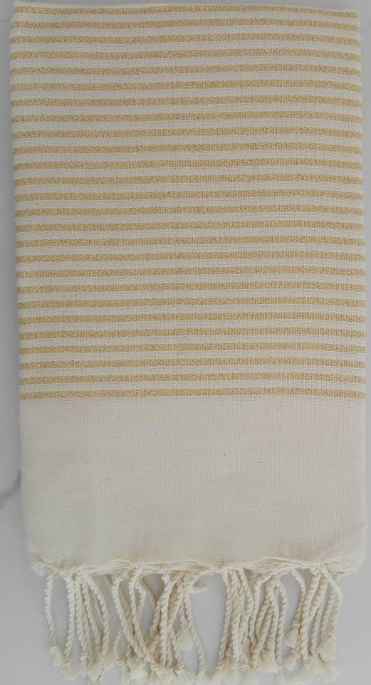 Fouta Lurex plate vert 