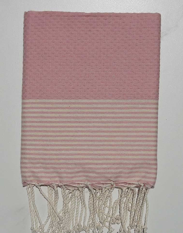 Enfant Nid d'abeille rose incarnadin 