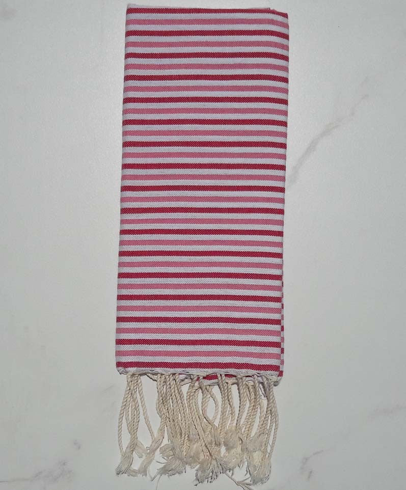 Enfant ziwane rose clair, rose foncé et blanc 