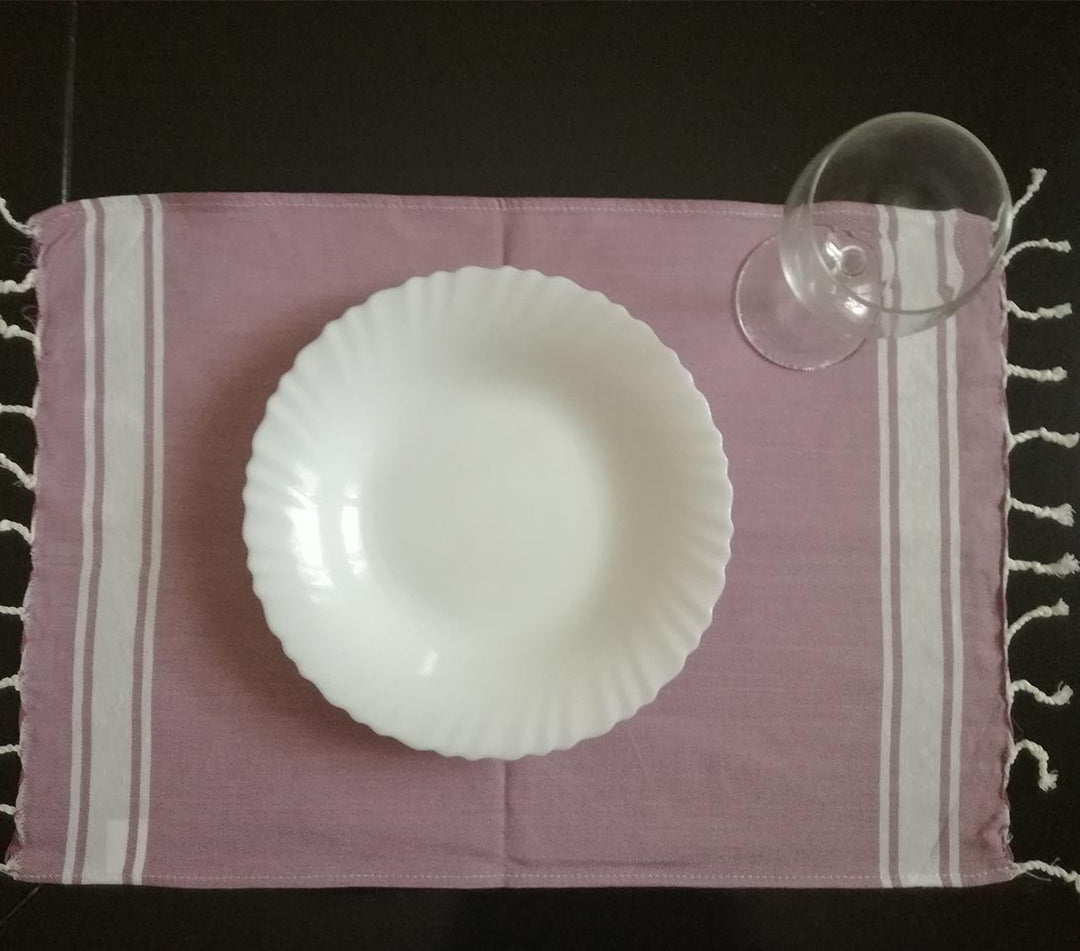 Mini fouta plate violet clair 