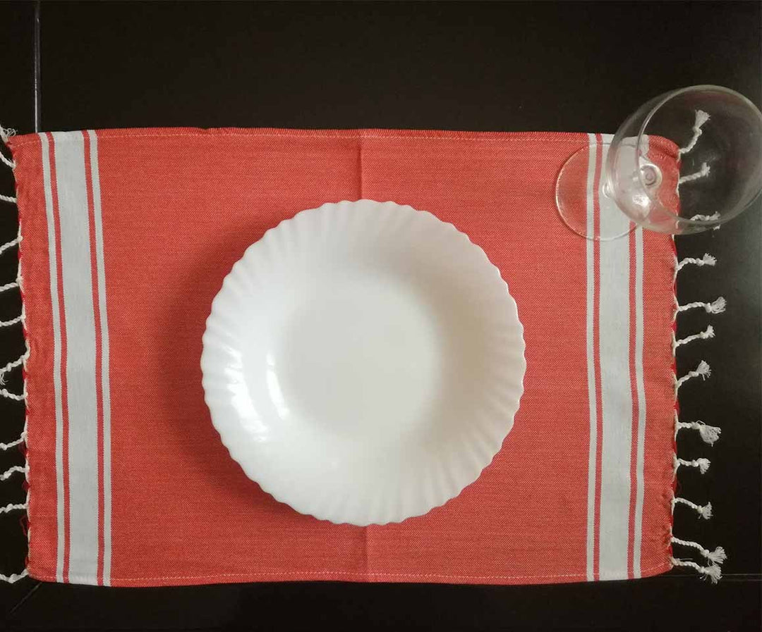 Mini fouta plate rouge 