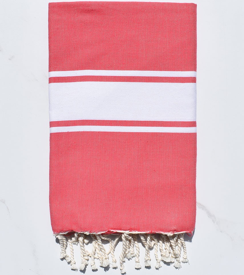 Fouta Plate groseille 