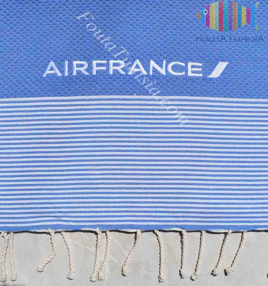 Fouta brodée AIR FRANCE 