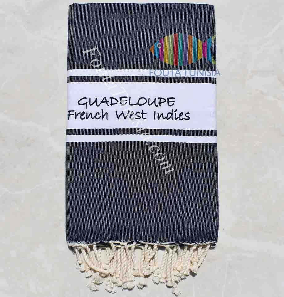Fouta broderie GUADELOUPE 