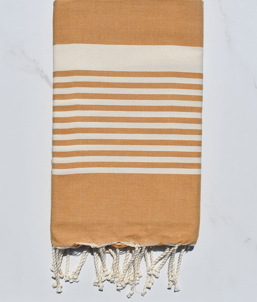 Fouta arthur marron ocre 