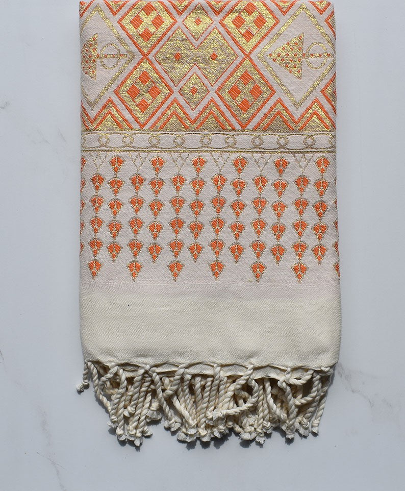 Fouta khlela orange 
