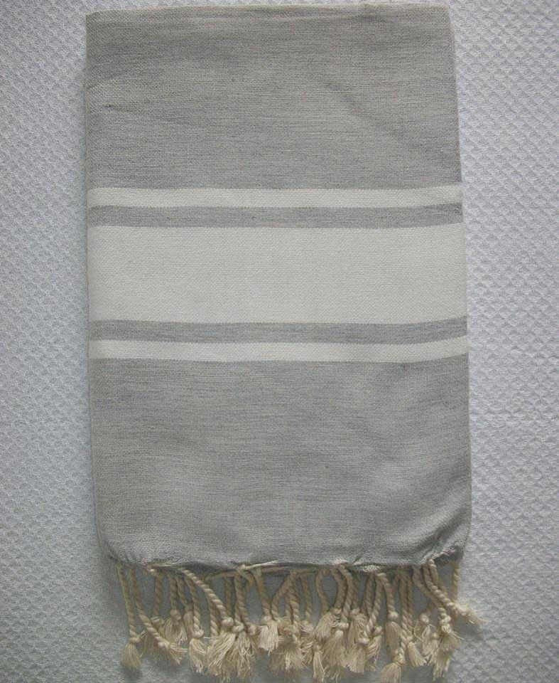 Fouta Plate Gris souris 