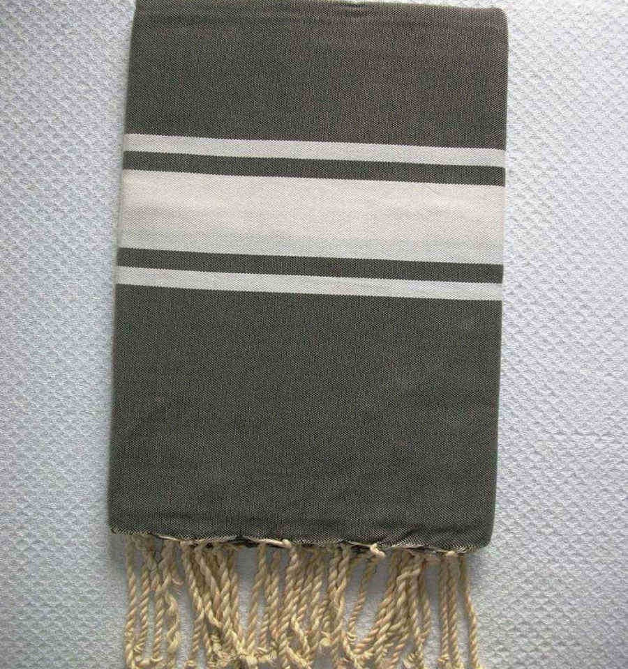 Fouta Plate vert militaire 