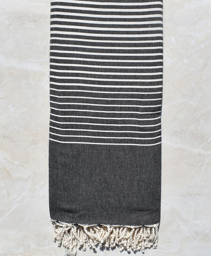 Jeté gris noir 2m*2m 