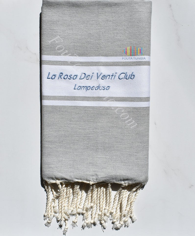 Fouta brodée La Rosa Dei Venti Club LAMPEDUSA 