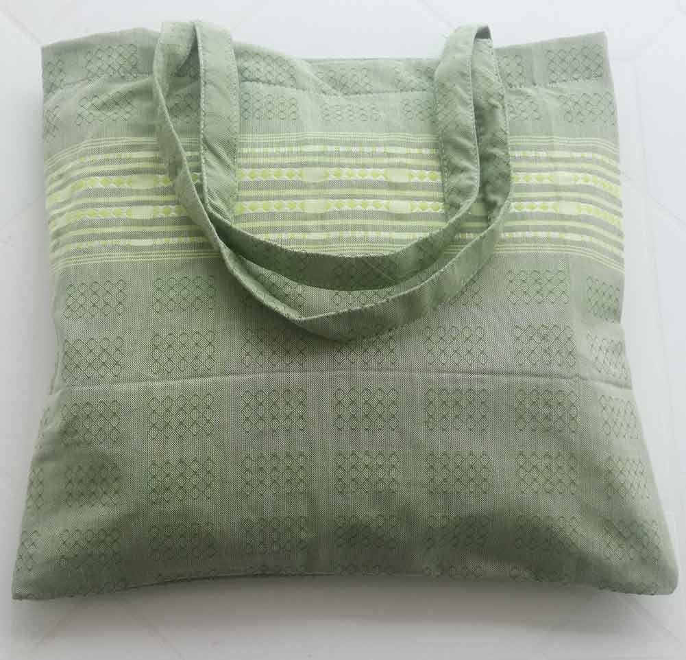 Sac de plage thalasso fouta vert mousse clair 
