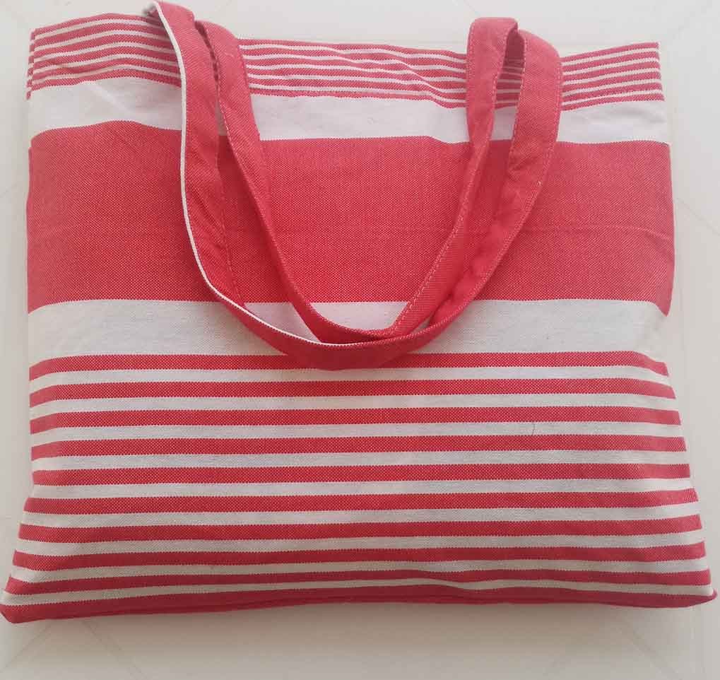 Sac de plage fouta arthur rouge 