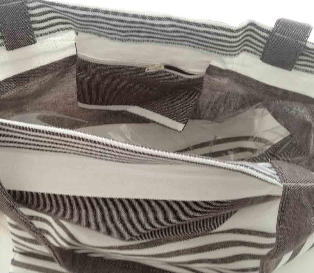 Sac de plage fouta arthur marron foncé 