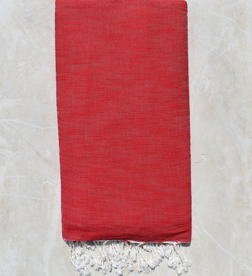 Jeté flammé rouge 