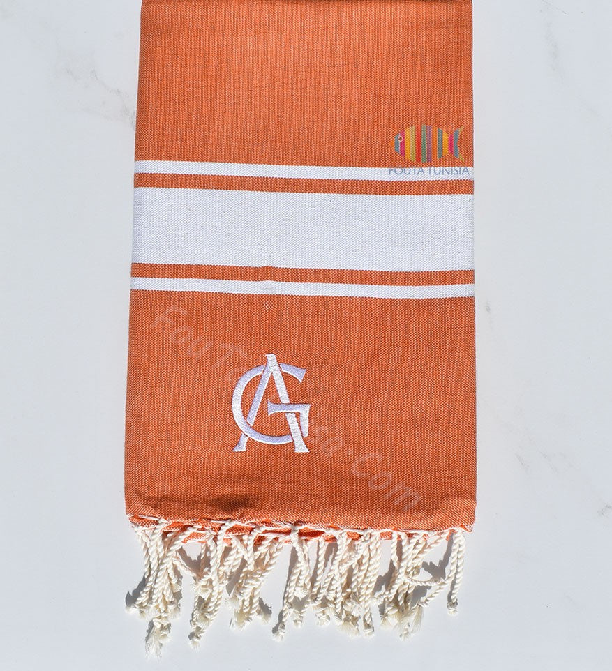 Fouta broderie Annick Goutal 