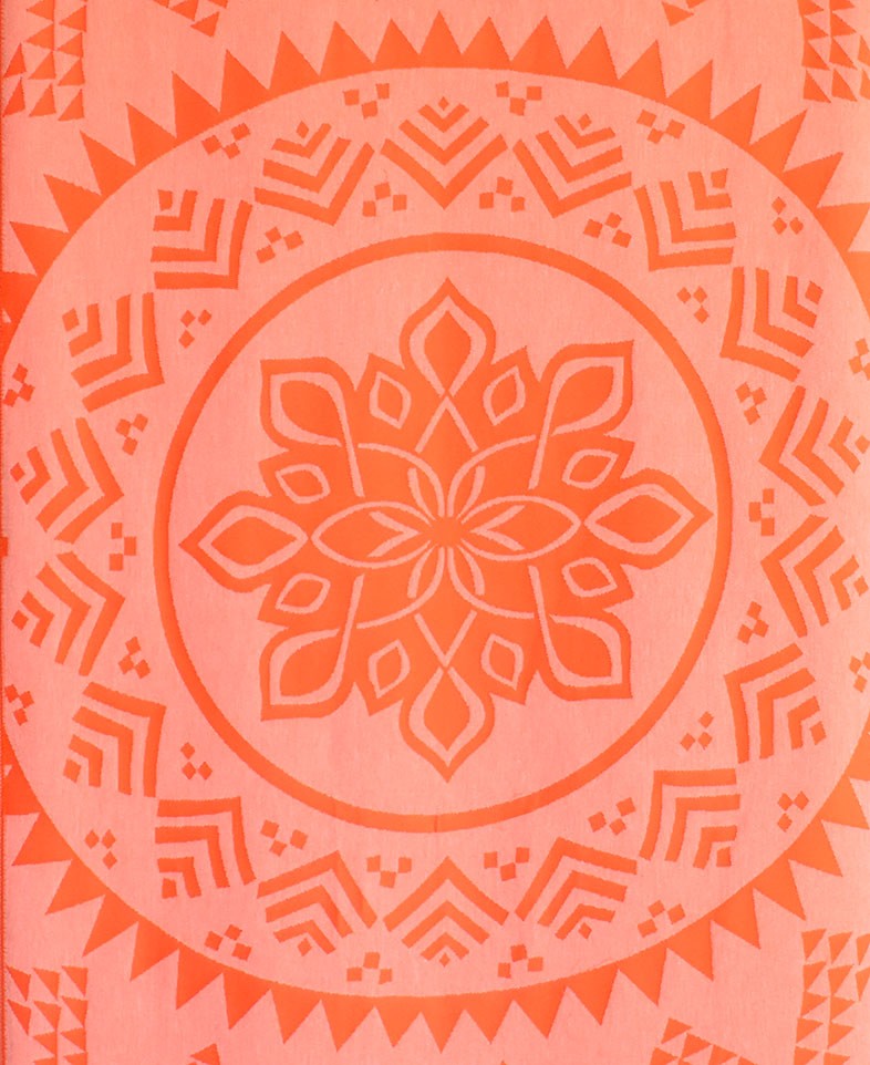 Fouta bohémian orange 
