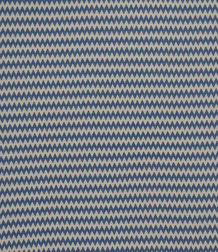 Fouta zigzag bleu électrique 