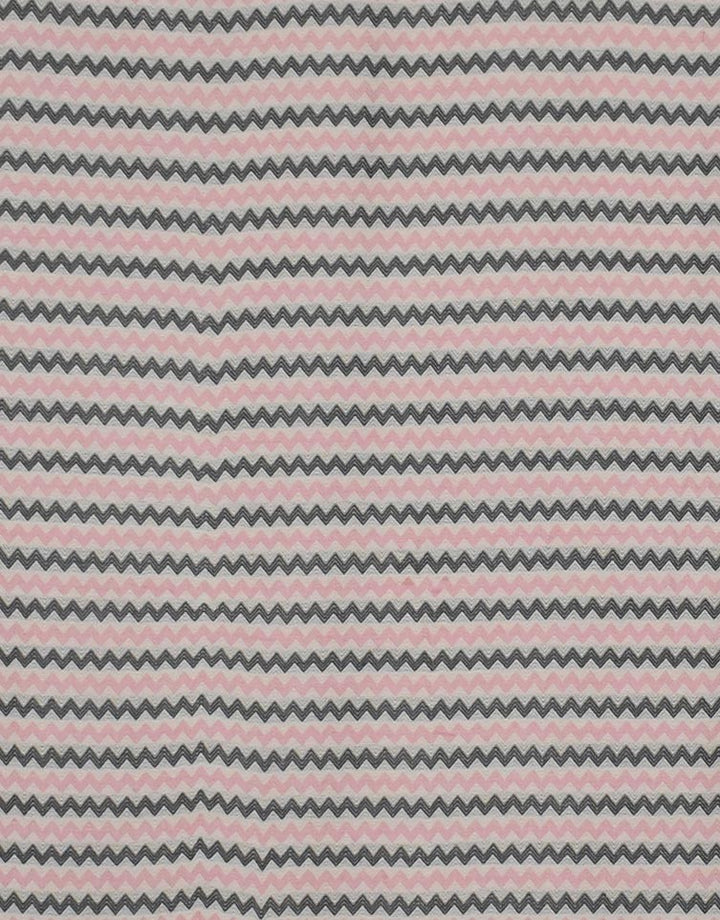zigzag Blanc, rouge vif et noir 