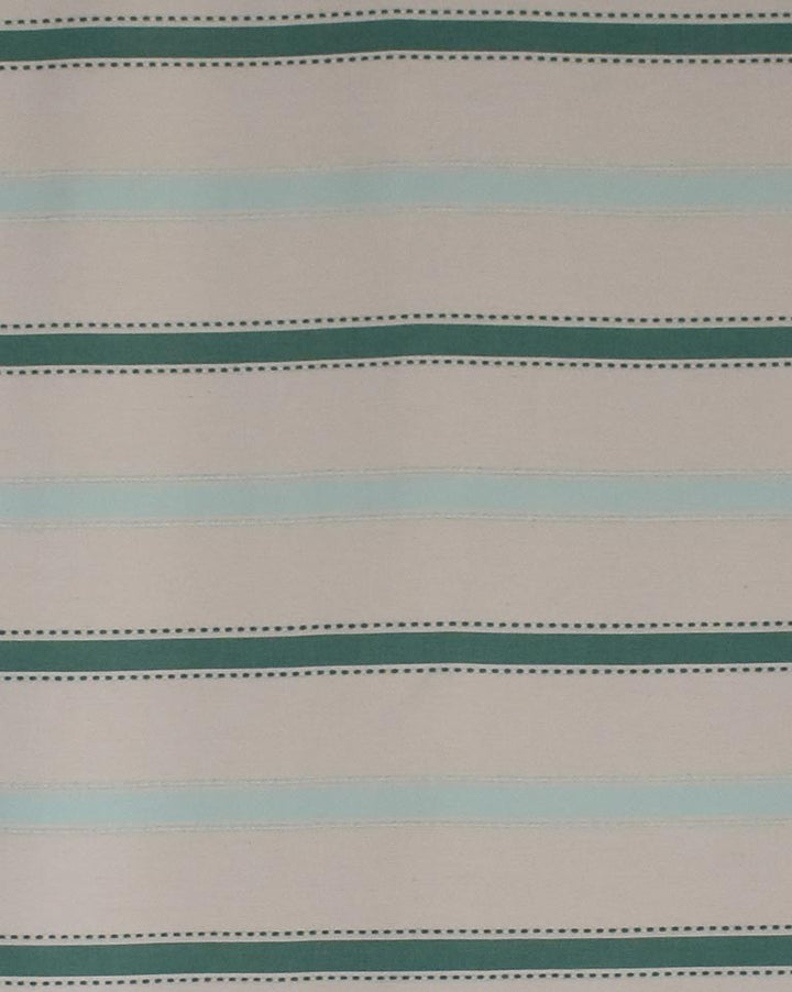 Fouta arabesque blanc crème, vert et turquoise 