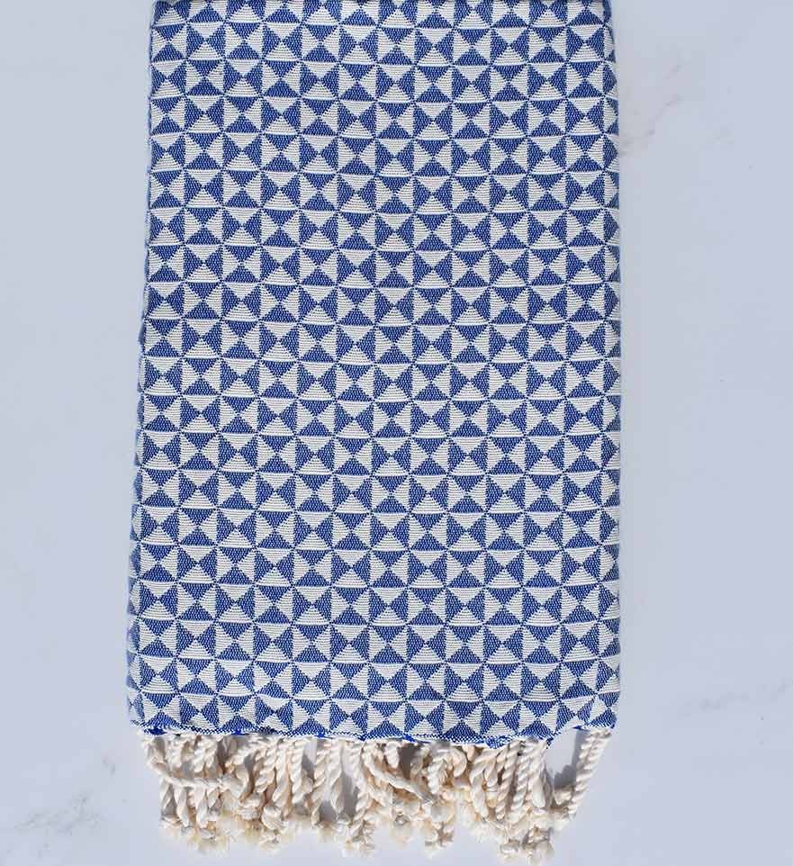 Fouta papillon bleu 