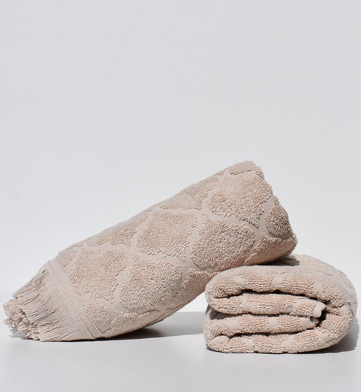 Serviette invité ELYSSA beige 