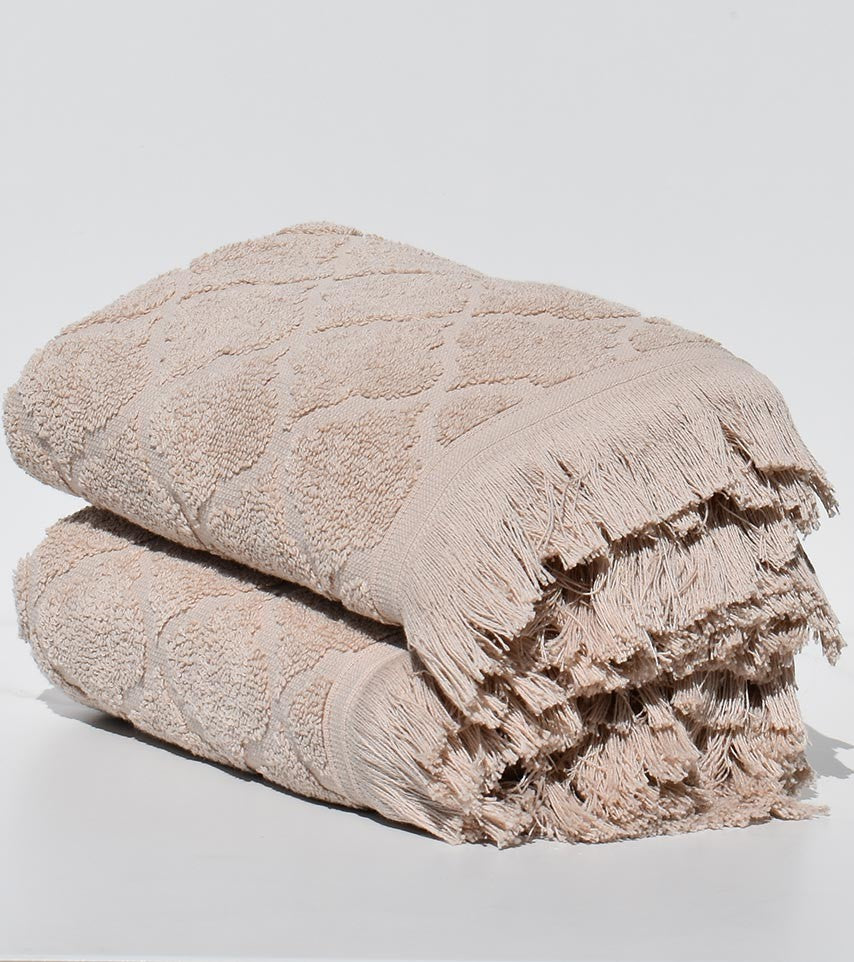 Serviette invité ELYSSA beige 