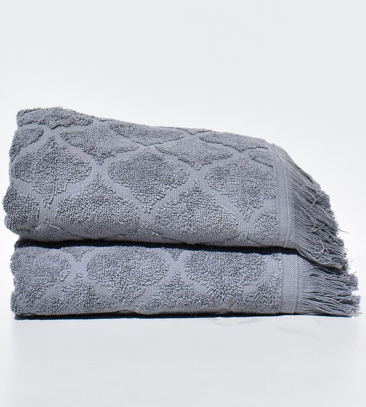 Serviette invité ELYSSA gris 