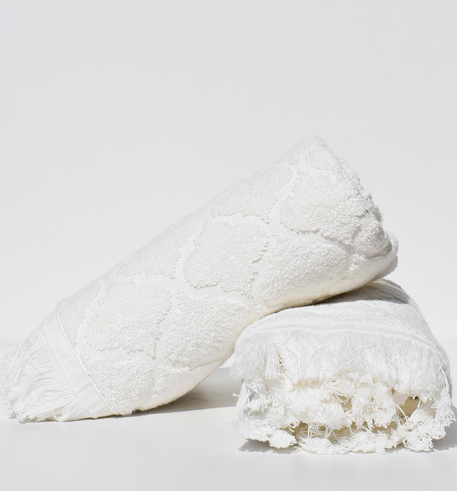 Serviette invité ELYSSA écru 