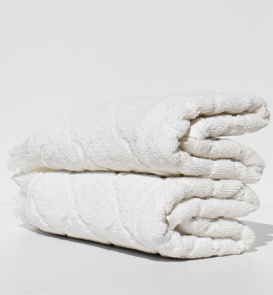 Serviette invité ELYSSA écru 