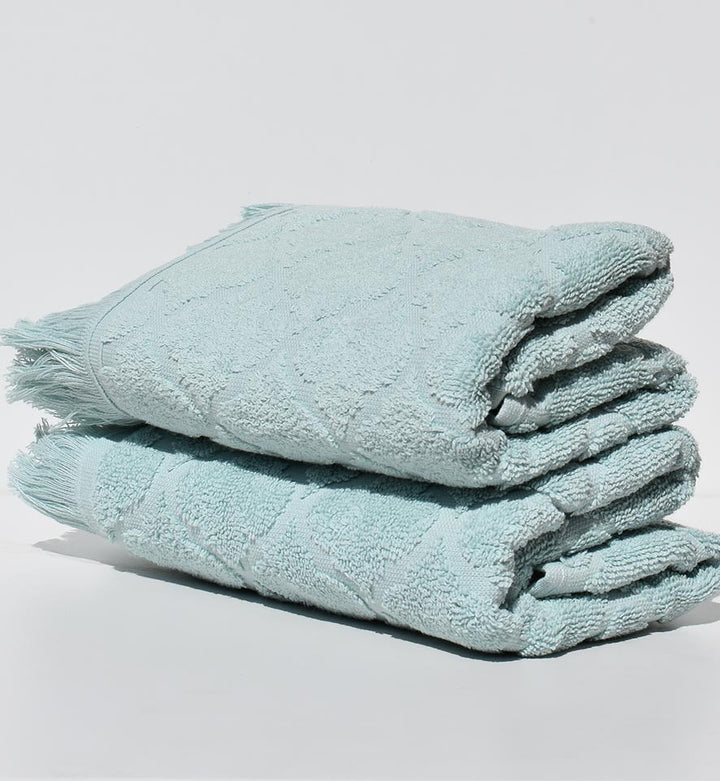 Serviette invité ELYSSA  vert 