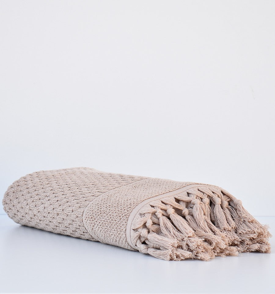 Serviette de bain  HAMILCAR beige foncé 