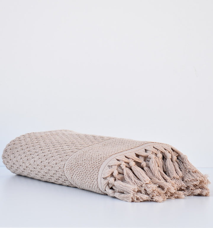 Serviette de bain  HAMILCAR beige foncé 