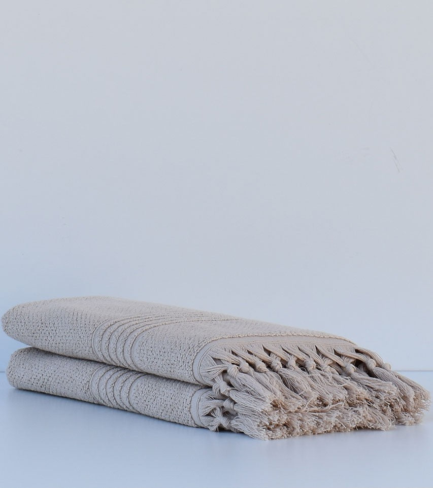 Serviette de bain HANNABAL beige 