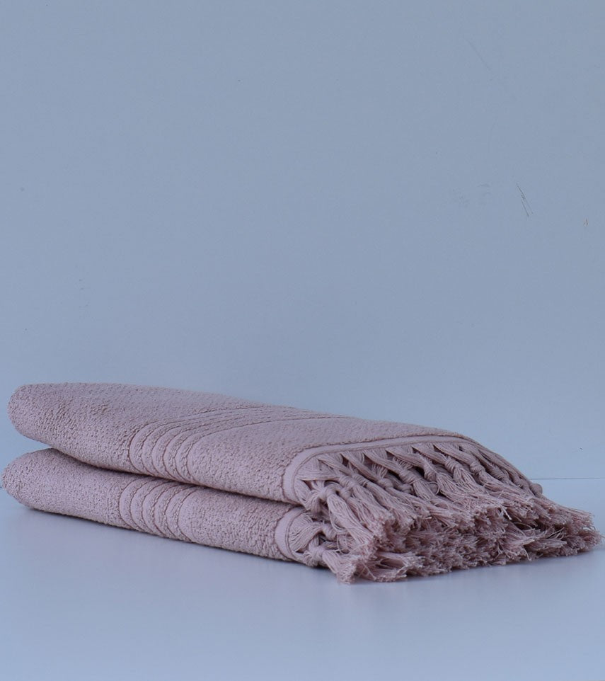 Serviette de bain LYNN saumon 