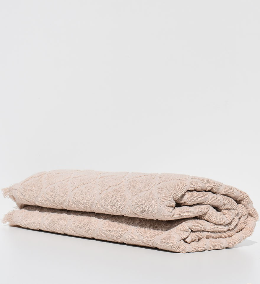 Draps de bain Elyssa beige 