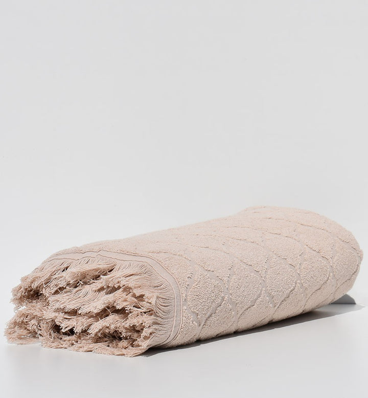 Draps de bain Elyssa beige 