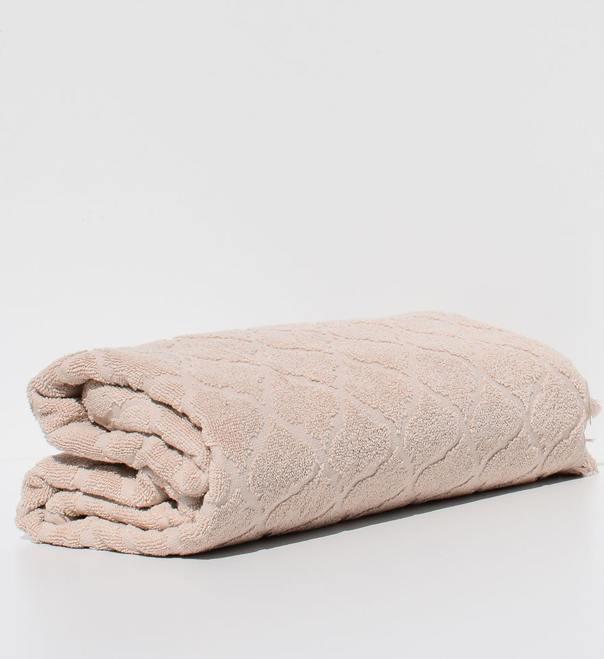 Draps de bain Elyssa beige 