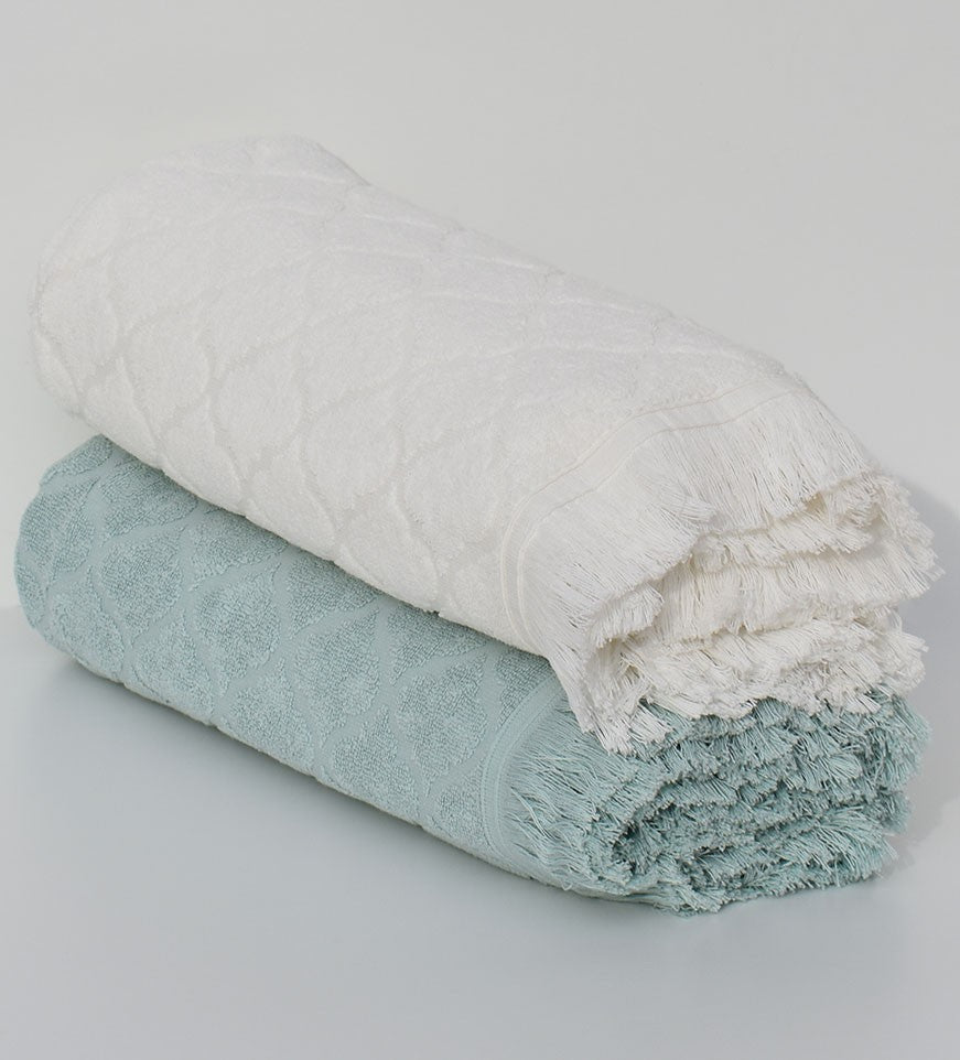 Drap de bain Elyssa écru 