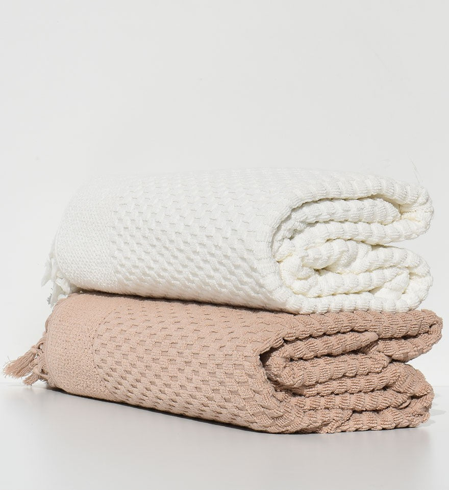 Draps de bain HAMILCAR beige foncé 