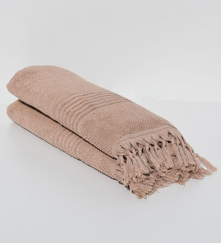 Drap de bain HANNABAL beige foncé 