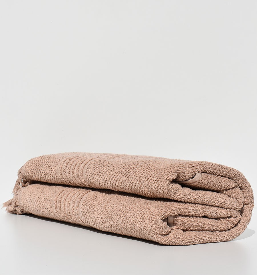 Drap de bain HANNABAL beige foncé 