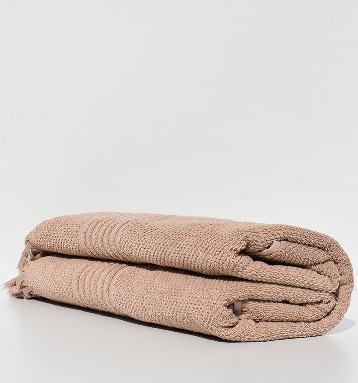 Drap de bain HANNABAL beige foncé 
