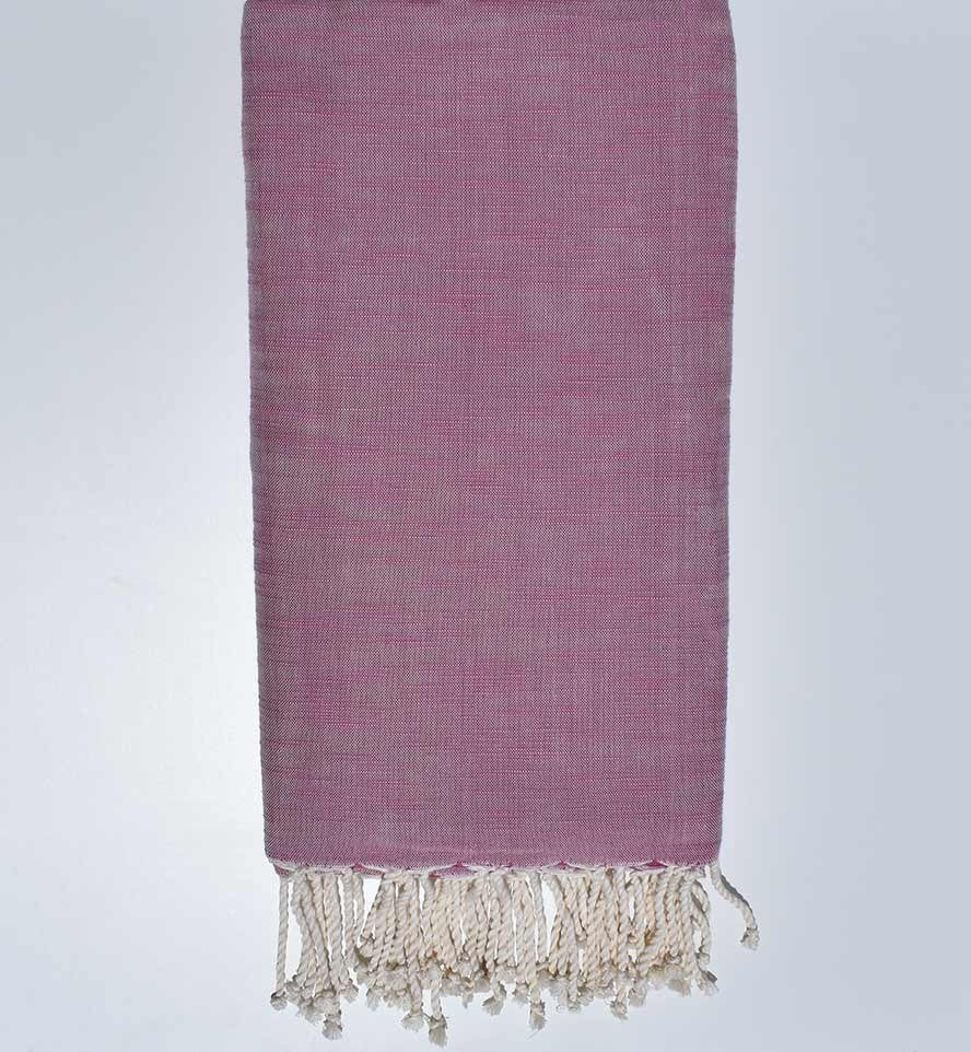 Jeté flammé vieux rose 270*200 